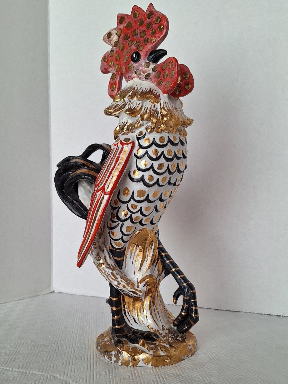 Italian Rooster Figurine